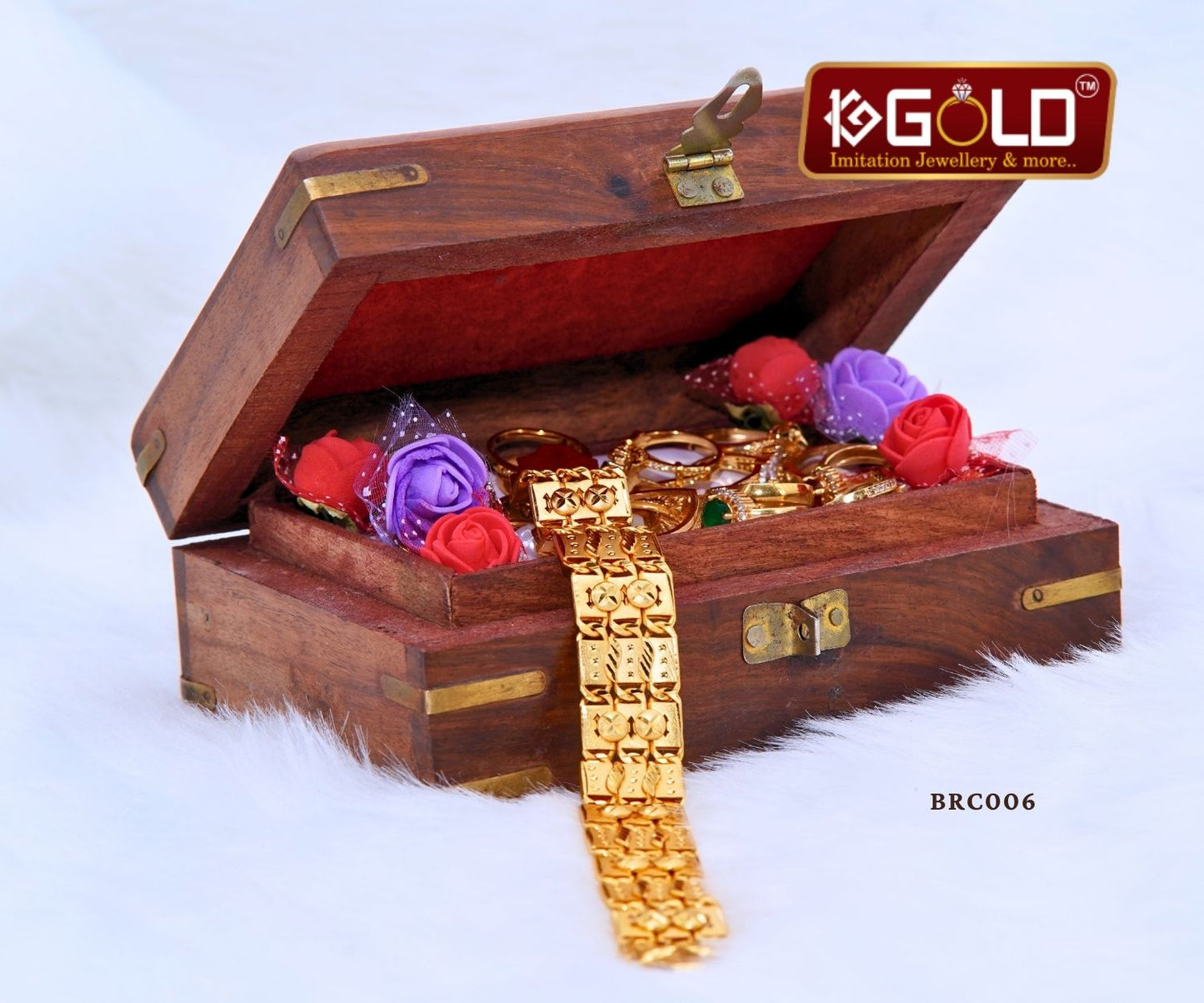 1 Gram Gold Plated Bracelet with Modern Design for Men - BRC006. 1 gram gold on 1ggold.in