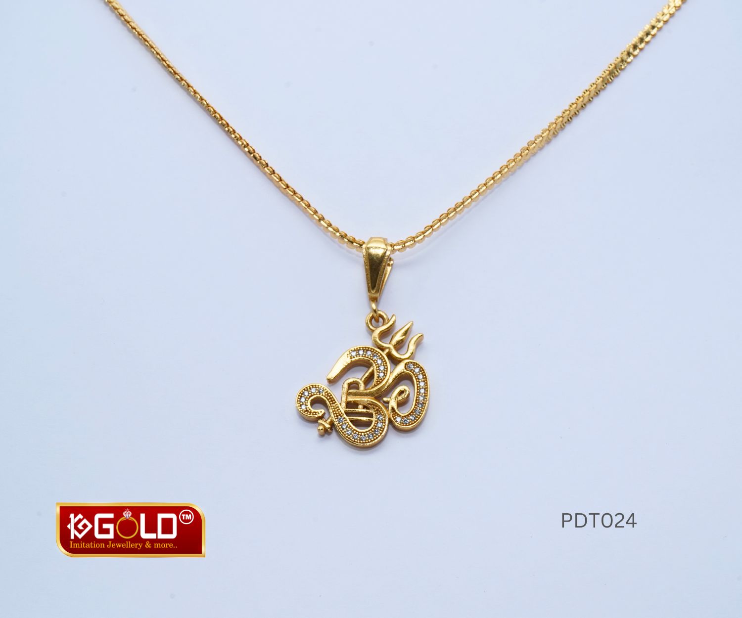 1 Gram Gold Plated Men’s Pendant with Exquisite Om Design - PDT024. 1 gram gold on 1ggold.in