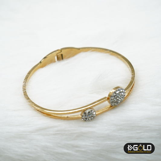 Brilliant Diamond and Gold Bracelet - LB003. imitation jewellary on 1ggold.in