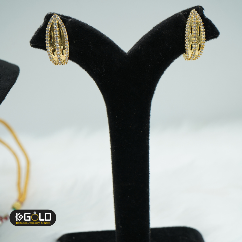 Dazzling One Gm Gold Neckwear Set - NCK003. 1 gram gold on 1ggold.in