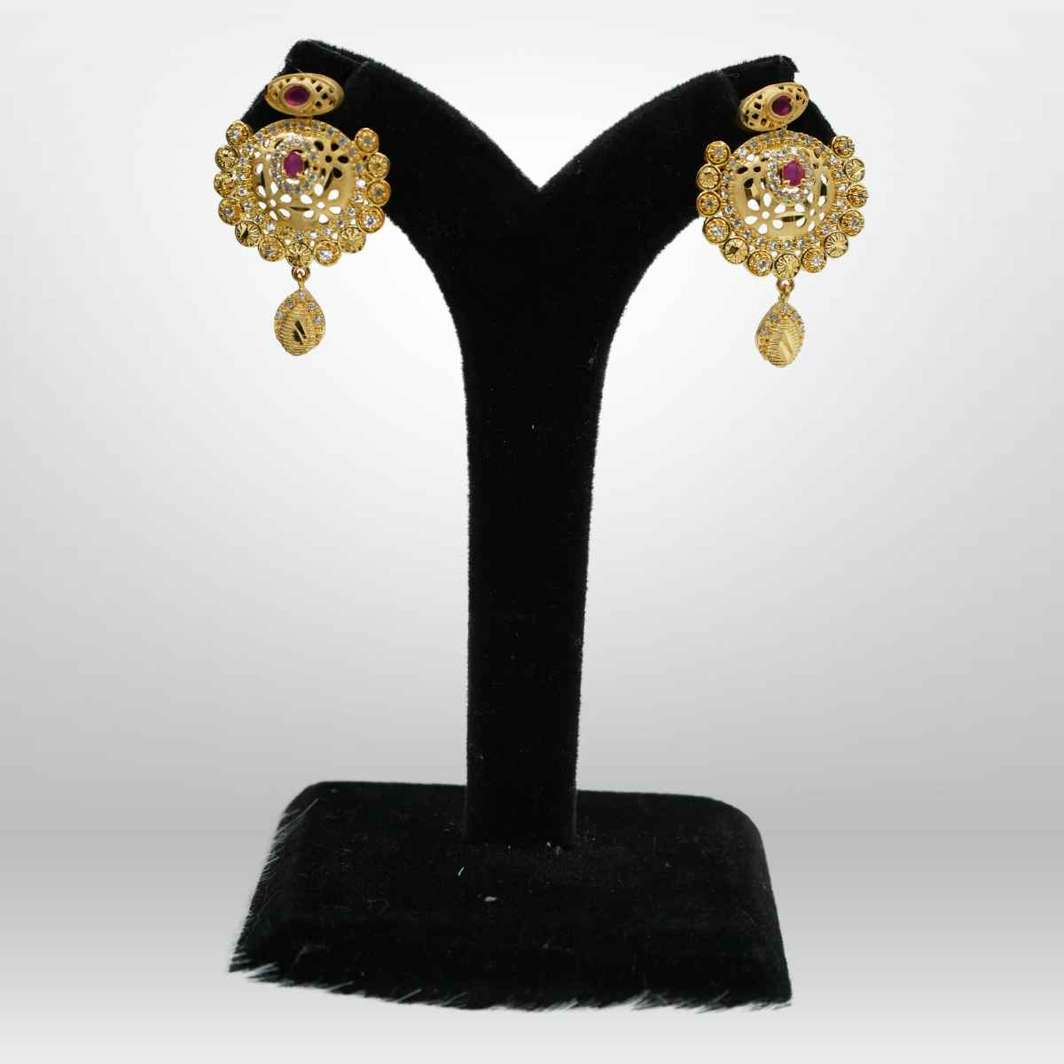 Lovely One Gram Gold Jewellry Set for Women - NCK004. 1 gram gold on 1ggold.com