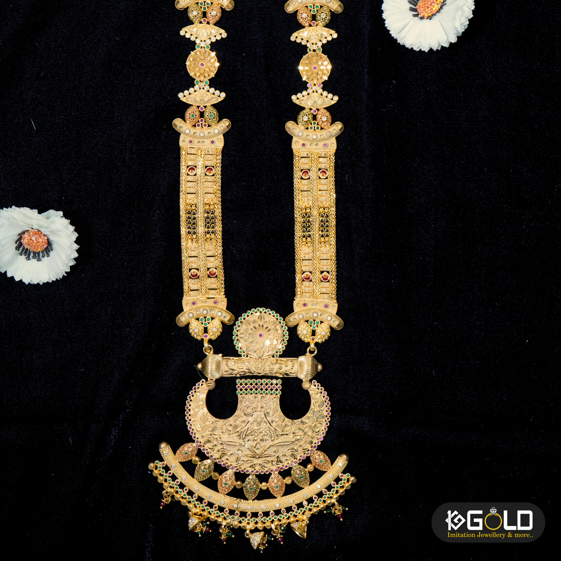 Luxury 1 Gram Gold Plated Maharashtrian AAGRI KOLI Ganthan for Women - GTN001. 1 gram gold on 1ggold.in