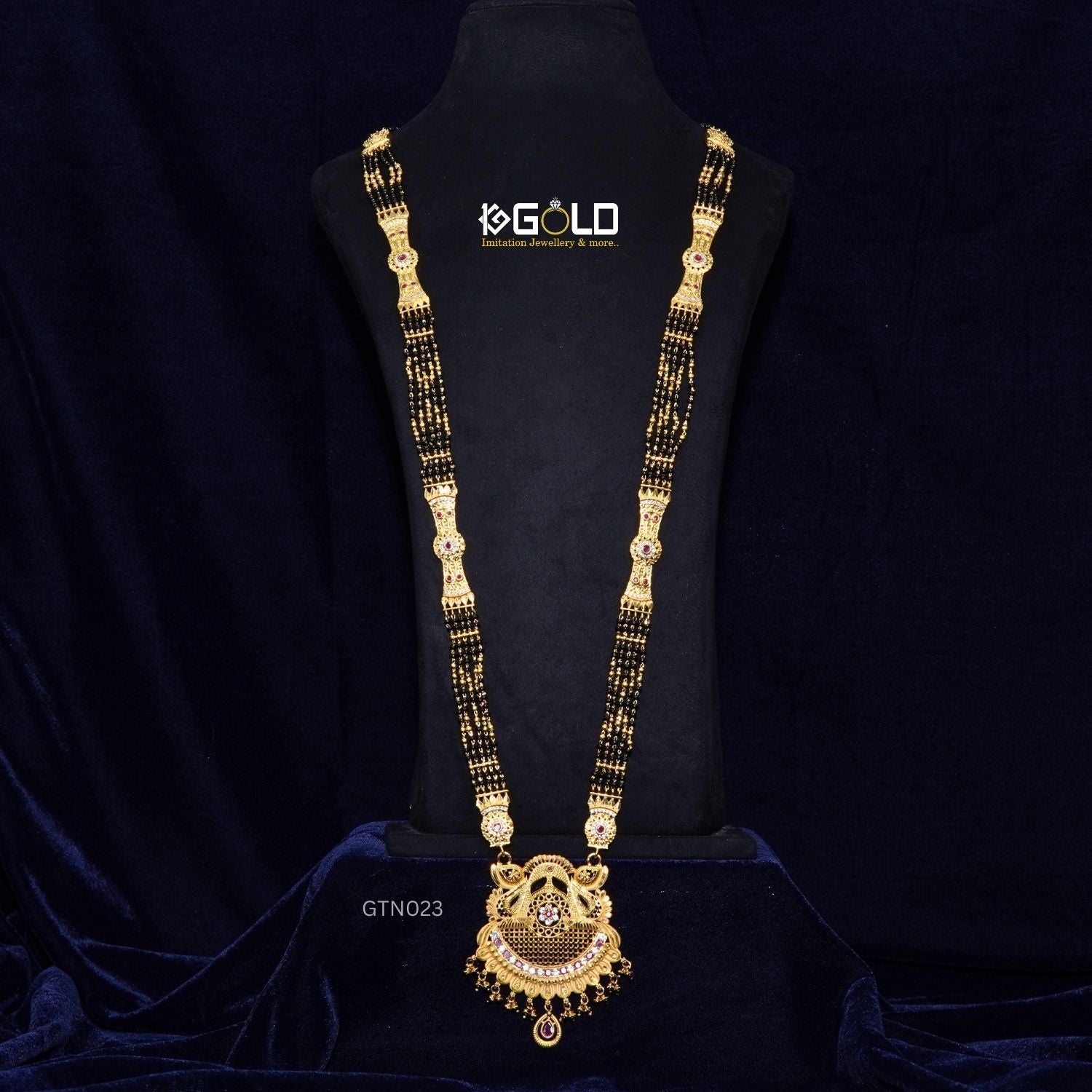 Sophisticated 1 Gram Gold Plated Ganthan with Fancy Craftsmanship for Women - GTN023. 1 gram gold on 1ggold.in