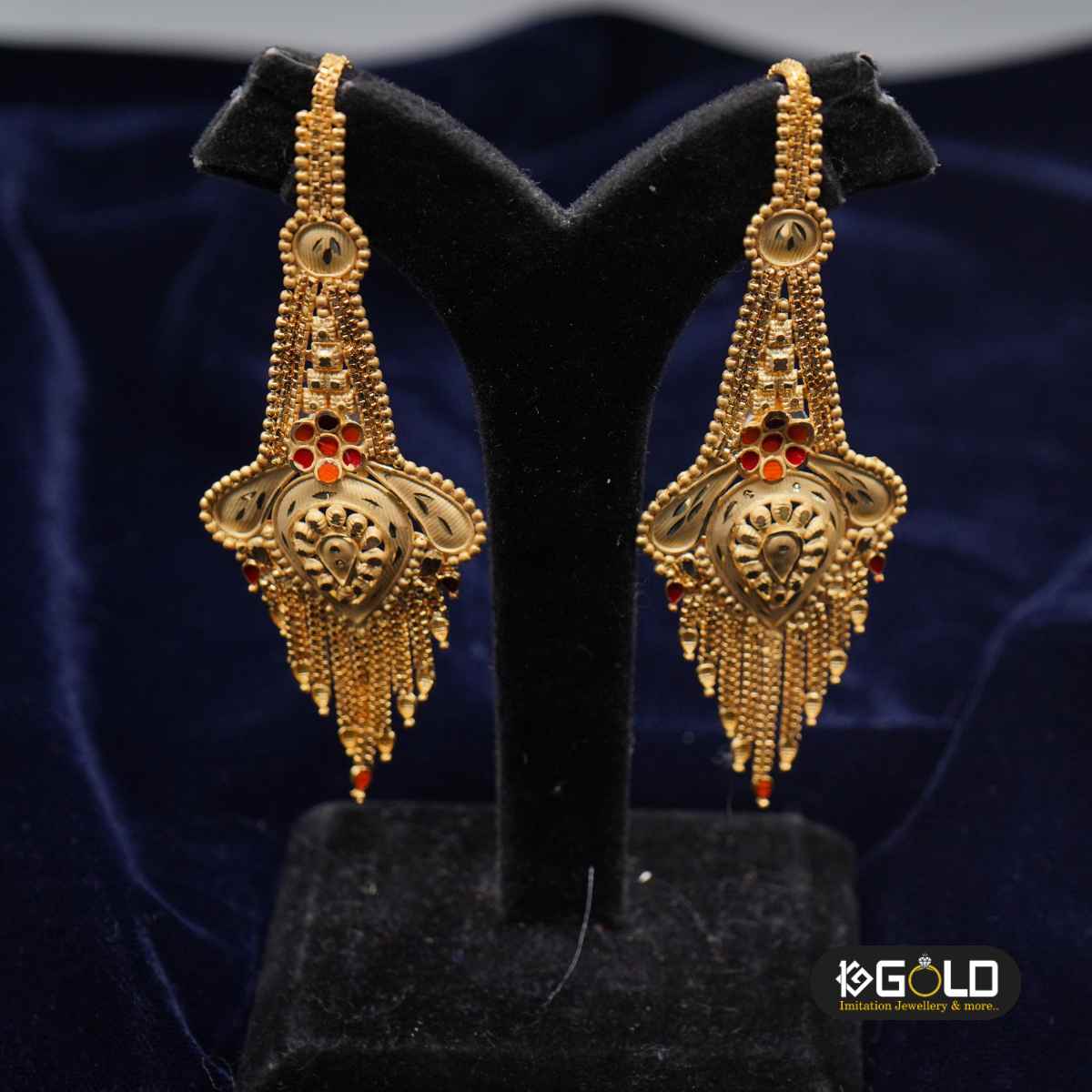 Stylish 1 Gram Gold Women’s Earrings - ERG004. 1 gram gold on 1ggold.in