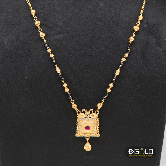 Gold Chic Design 1 Gram Gold Mangalsutra for Women - MNG004