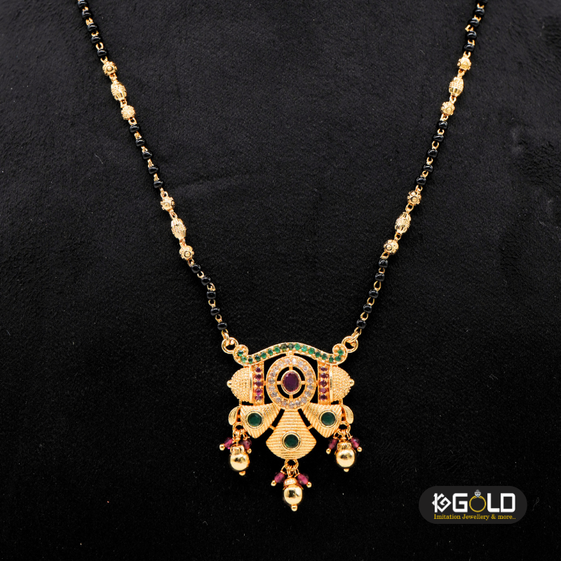 Shimmering Exclusive 1 Gram Gold Mangalsutra for Women - MNG003