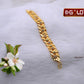 1 Gram Gold Plated Bracelet with Elegant Floral Patterns for Men - BRC007. 1 gram gold on 1ggold.in  
