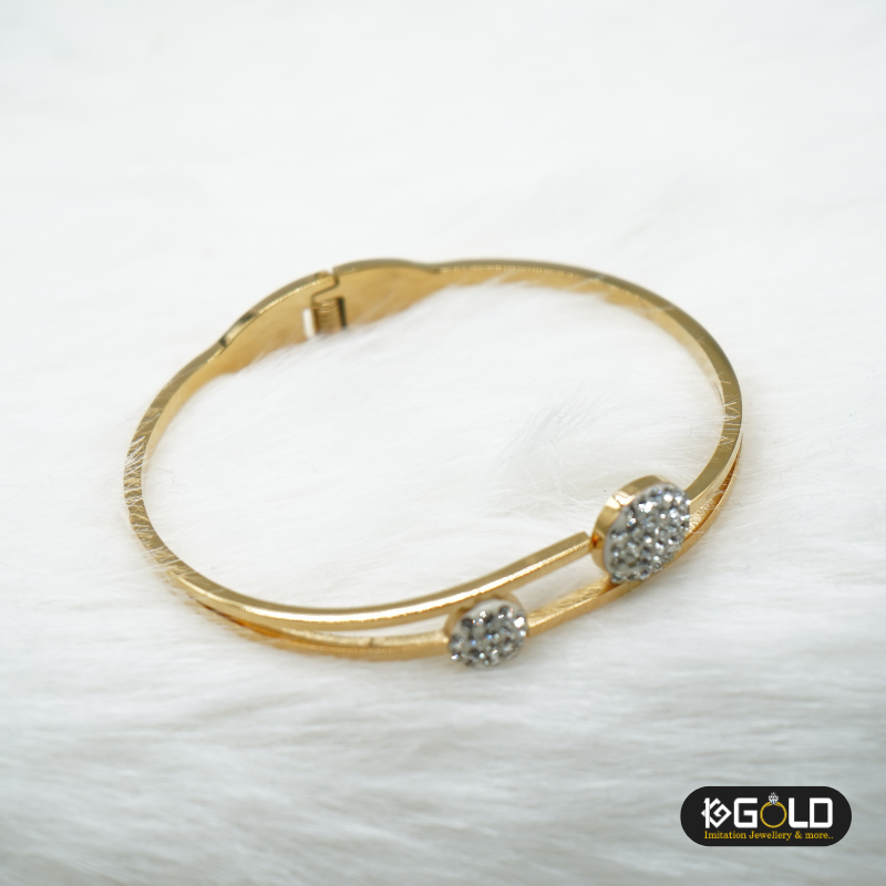 Brilliant Diamond and Gold Bracelet - LB003. imitation jewellary on 1ggold.in 