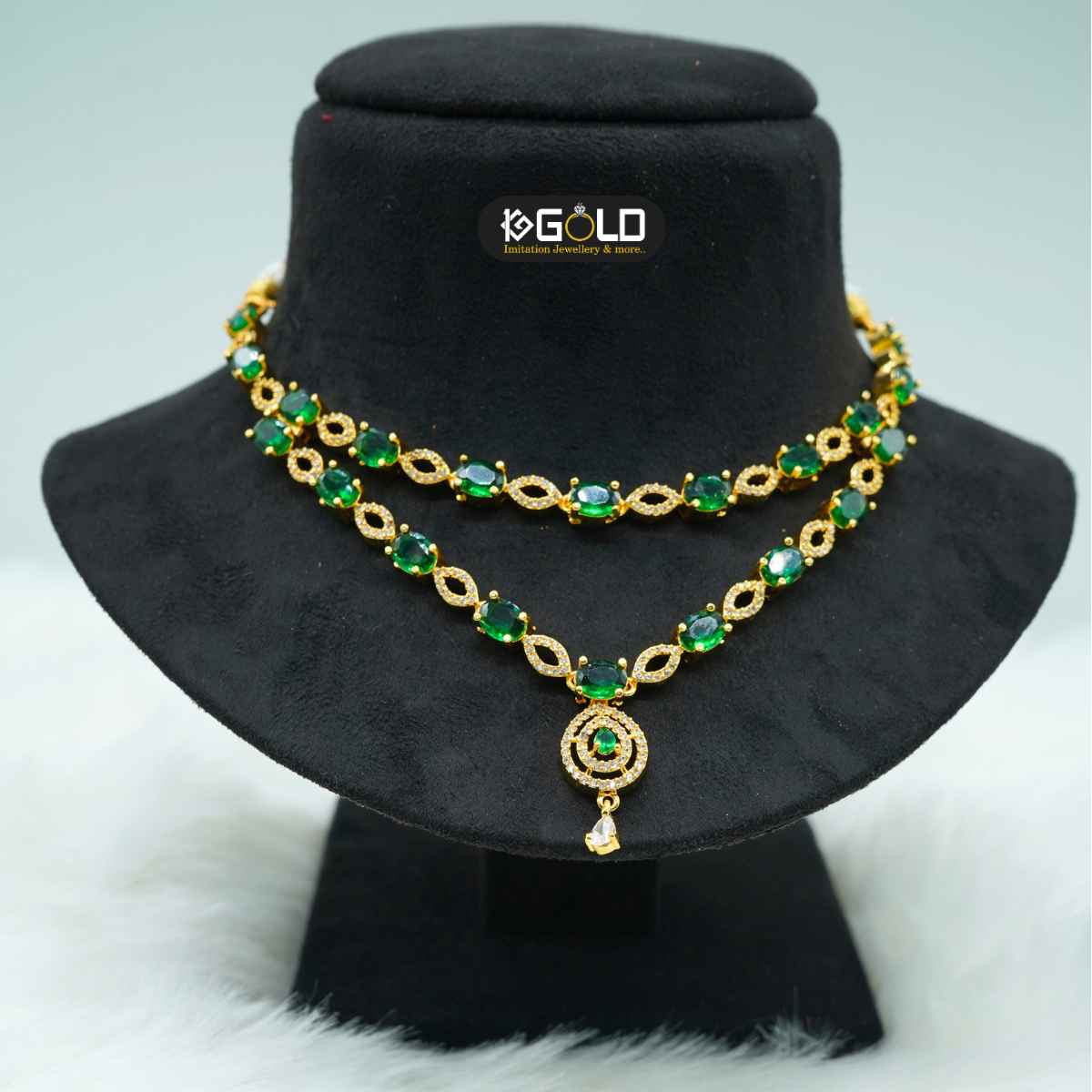 Classic_1_Gram_Gold_Necklace_Ensemble_for_Women_-_NCK006 1 gram gold on 1ggold.in 