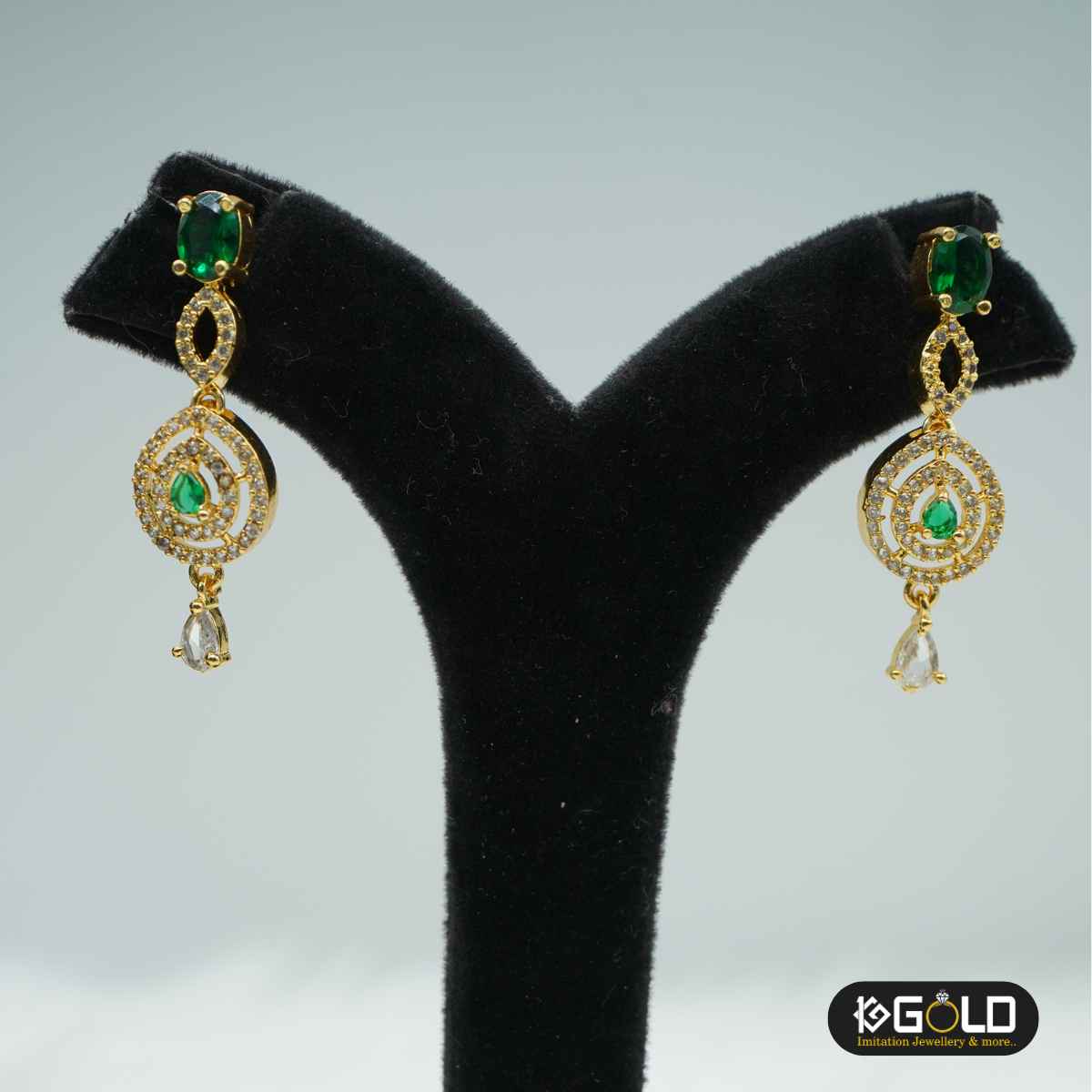 Classic One Gram Gold Necklace Ensemble for Women - NCK006. 1 gram gold on 1ggold.in 