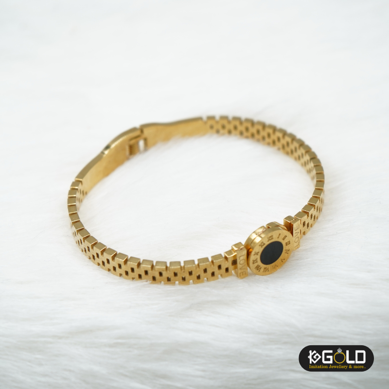 Deluxe Gold Finished Bracelet for Women - LB004. imitation jewellary on 1ggold.in 