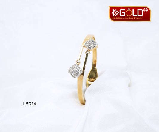 Diamond Encrusted Gold Bracelet for Women - LB014. imitation jewellary on 1ggold.in