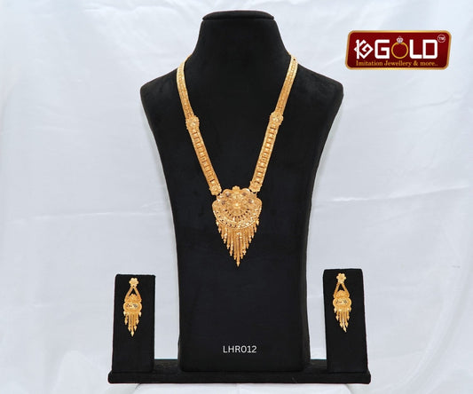 Elegant 1 gram gold coated jewelry collection with a gleaming finish - LHR012. 1 gram gold on 1ggold.in