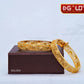 Elegant Floral Design 1 Gram Gold Coated Bangles for Women - BGL004. 1 gram gold on 1ggold.in 