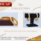 Elegant Royal Style 1 Gram Gold Bangles for Her - BGL003. 1 gram gold on 1ggold.in 