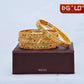 Exquisite Stone-Detailed 1 Gram Gold Plated Bangle Set (4 Pieces) - BGL013. 1 Gram Gold on 1ggold.in