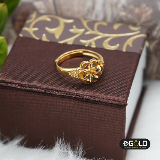 Fancy Design Women's Gold Plated Ring - RNW003. 1ggold.in 