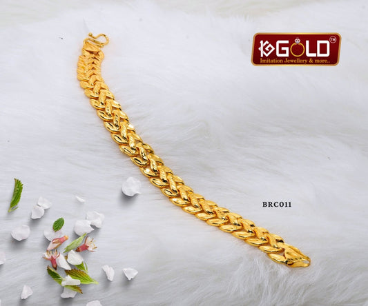 Fashionable Pokal Designed 1 Gram Gold Bracelet for Men - BRC011. 1 gram gold on 1ggold.in  