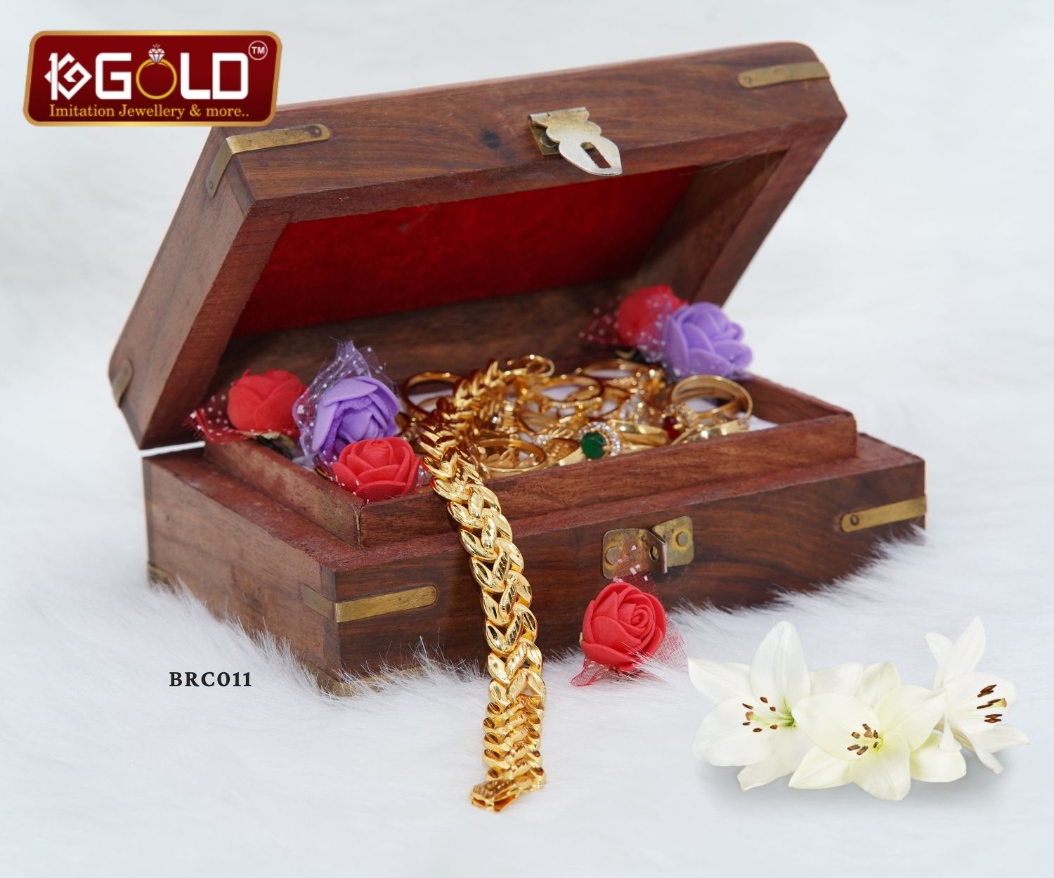 Fashionable Pokal Designed 1 Gram Gold Plated Bracelet for Men - BRC011. 1 gram gold on 1ggold.in  