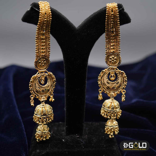 Glamorous 1 Gram Gold Earrings for Women - ERG005. 1 gram gold on 1ggold.in 