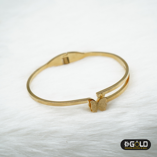 Gold Finished Butterfly Bracelet for Women - LB005. imitation jewellary on 1ggold.in 