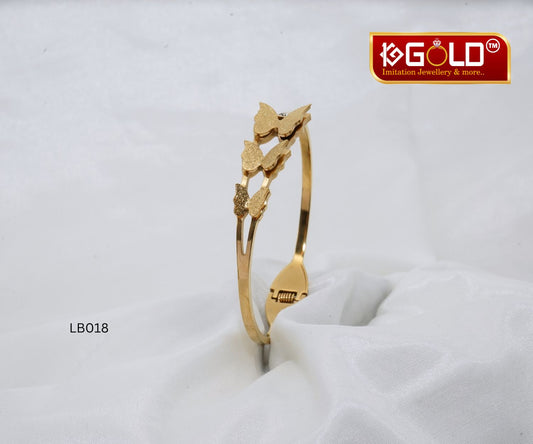 Gold Plated Butterfly Charm Bracelet for Her - LB018. imitation jewellary on 1ggold.in 