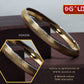 Golden Finish 1 Gram Gold Punjabi Kada with Silver Circular Design for Men - KDA016. 1 gram gold on 1ggold.in 
