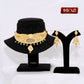 Graceful One Gram Gold Plated Choker Set with Exclusive Floral Design for Women - CHK011. 1 gram gold on 1ggold.in 