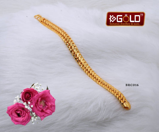 Luxurious Traditional One Gram Gold Bracelet for Men - BRC016. 1 gram gold on 1ggold.in 