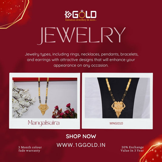 Custom Designed 1 Gram Gold Mangalsutra with a Chic Look for Women - MNG010