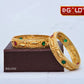 Majestic Beautiful Design 1 Gram Gold Plated Bangles for Ladies - BGL002. 1 gram gold on 1ggold.in 