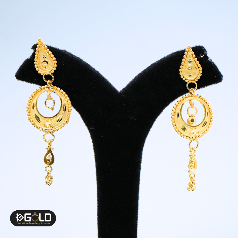 One Gram Gold Choker Necklace for Women - CHK003. 1 gram gold on 1ggold.in  