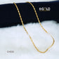 One Gram Gold Forming Pipe Sophisticated Design Gold Plated Chain - CH031. 1 gram gold on 1ggold.in 