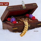 One Gram Gold Plated Men's Bracelet with Bold Design - BRC008. 1 gram gold on 1ggold.in  
