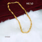 One Gram Gold Plated Rajwadi Attention-Getting Design Chain for Men - CH030. 1 gram gold on 1ggold.in 