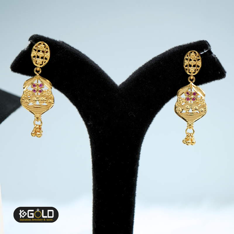 One Gram Gold Plated Traditional Haar Choker - CHK005 