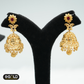 Premium One Gram Gold-Plated Chokar Necklace Set with Rich Design for Women - CHK012. 1 gram gold on 1ggold.in  