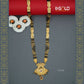 Refined Design One Gram Gold Ganthan for Women - GTN026. 1 gram gold on 1ggold.in  