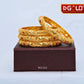 Royal Stone Detailed 1 Gram Gold Plated Bangle Set (4 Pieces) - BGL012. 1 gram gold on 1ggold.in