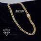 Synthetic Diamond Men’s 1 Gram Gold Cuban Link Chain - CH046. 1 gram gold on 1ggold.in 